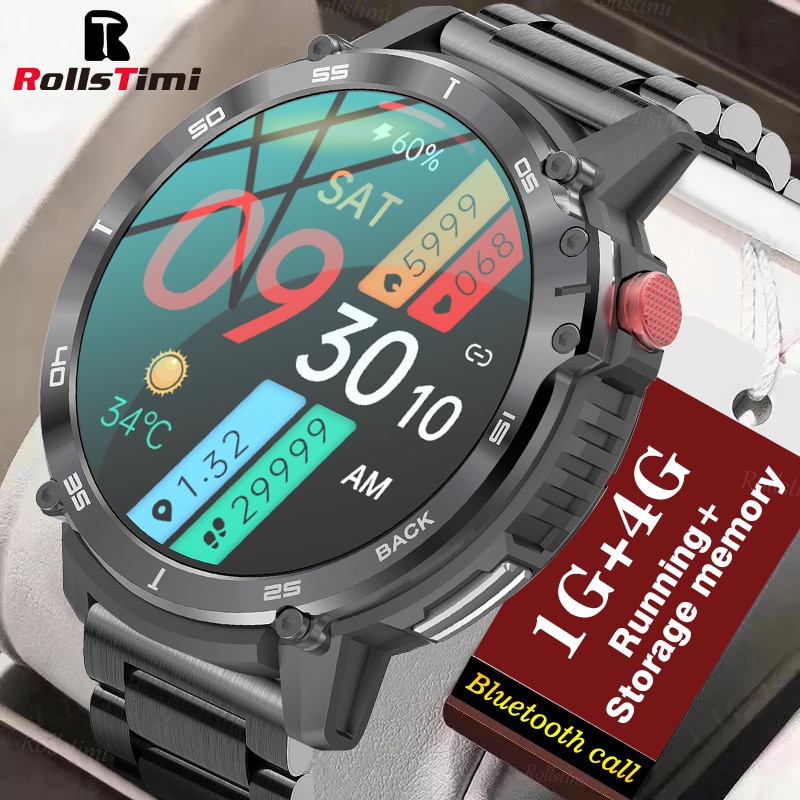 ο Ʈ ġ  4 Ⱑ Ʈ ROM  Smartwatch  ȭ BT5.0 400Mah 1.6 ġ HD ȭ ȵ̵ IOS